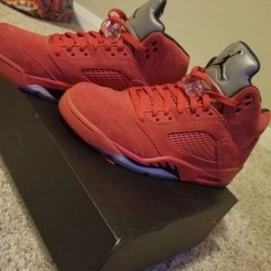 Jordan 5 Retro Red Suede